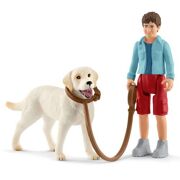 Schleich Wandeling met Labrador Retriever